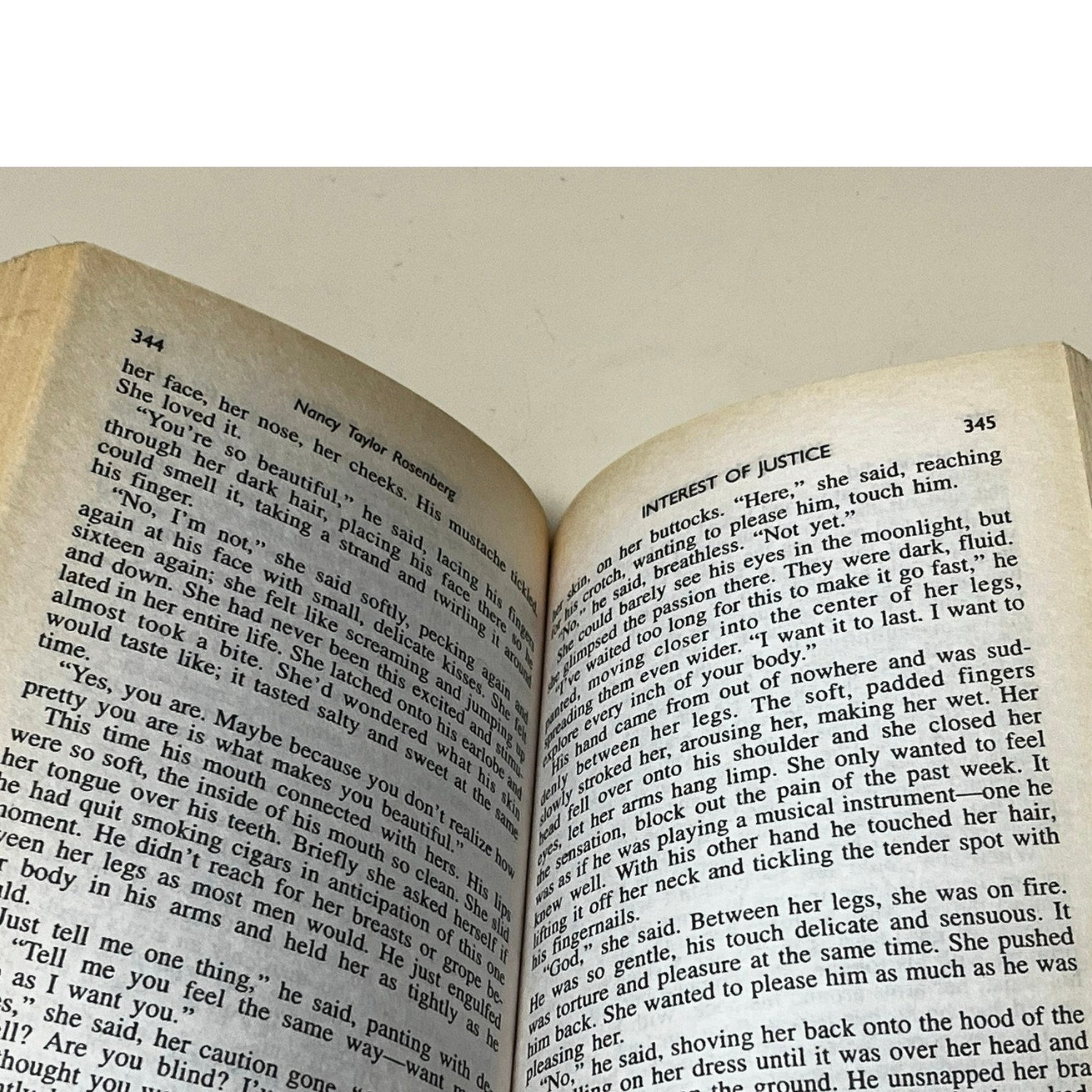 Interest of Justice By Nancy Taylor Rosenberg PaperBack book