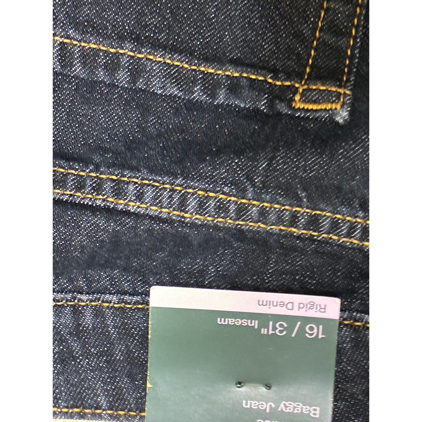 Wild Fable Women’s Low-Rise Baggy Jean 16/31 Inseam Dark Blue
