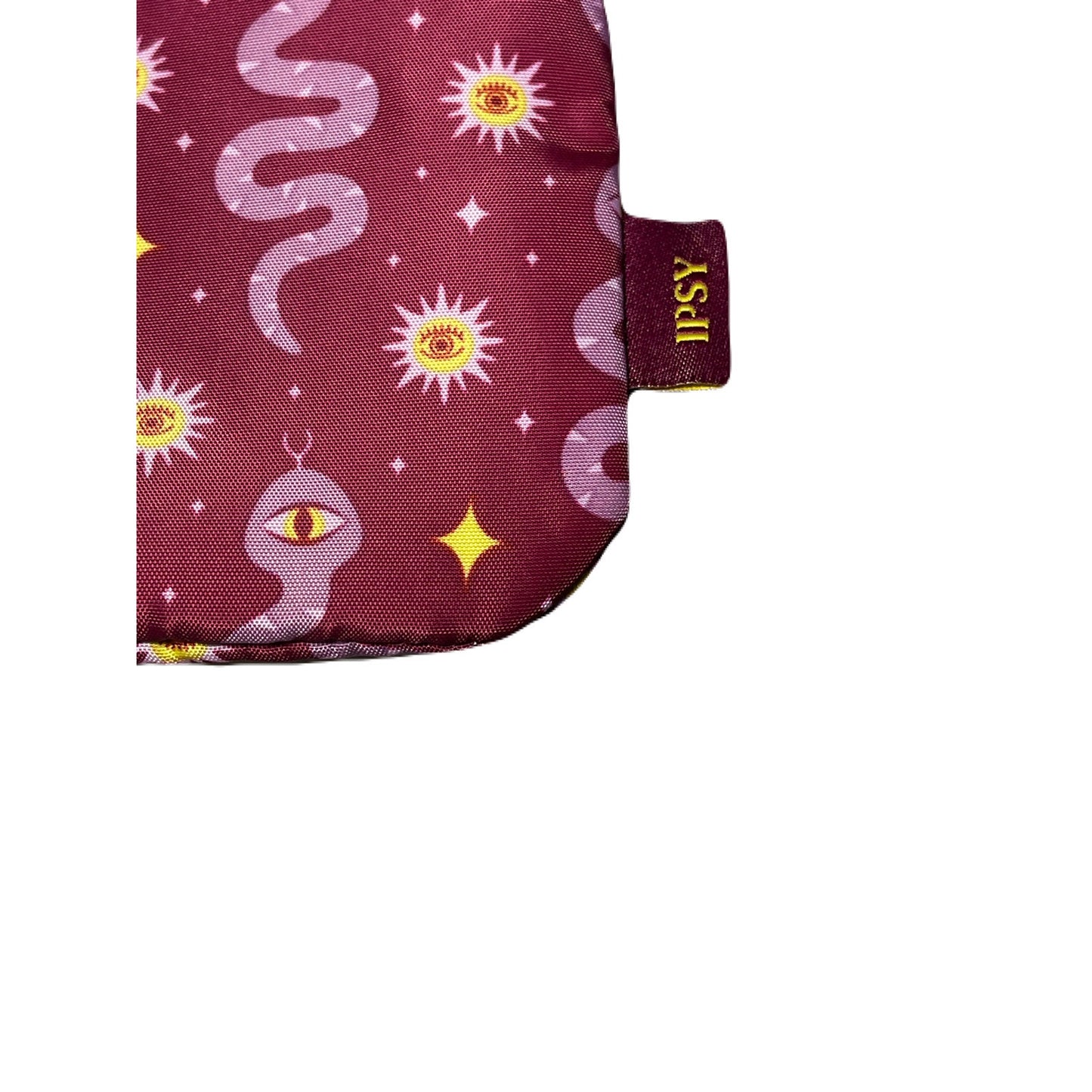 Ipsy burgundy make-up Bag