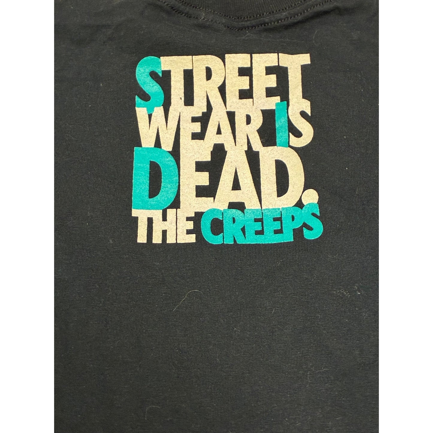 Creeps Men’s Black T-Shirt Size Large