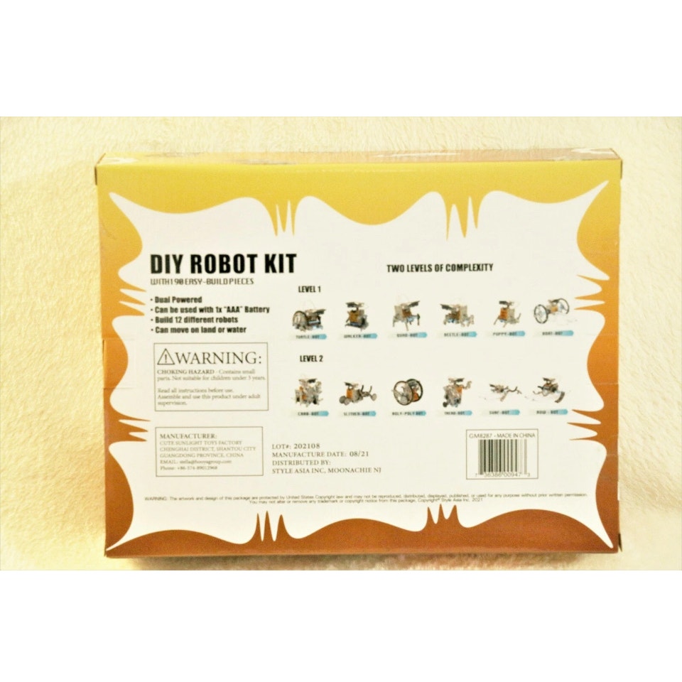 ROBOT KIT - SOLAR OR BATTERY OPERATED