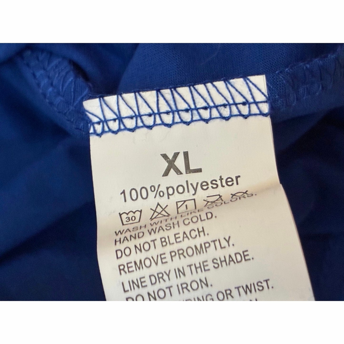 Women’s Blue Christmas Long Sleeve Shirt Size XL