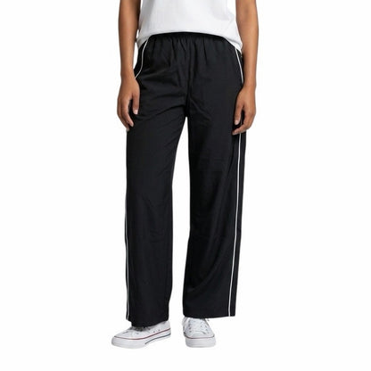 SHEIN Black Women’s Pants With 2 White Stripes Going Down The Side Size Petite M