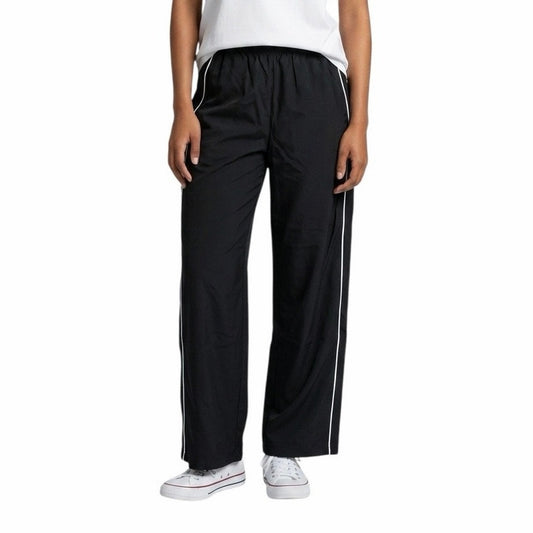 SHEIN Black Women’s Pants With 2 White Stripes Going Down The Side Size Petite M