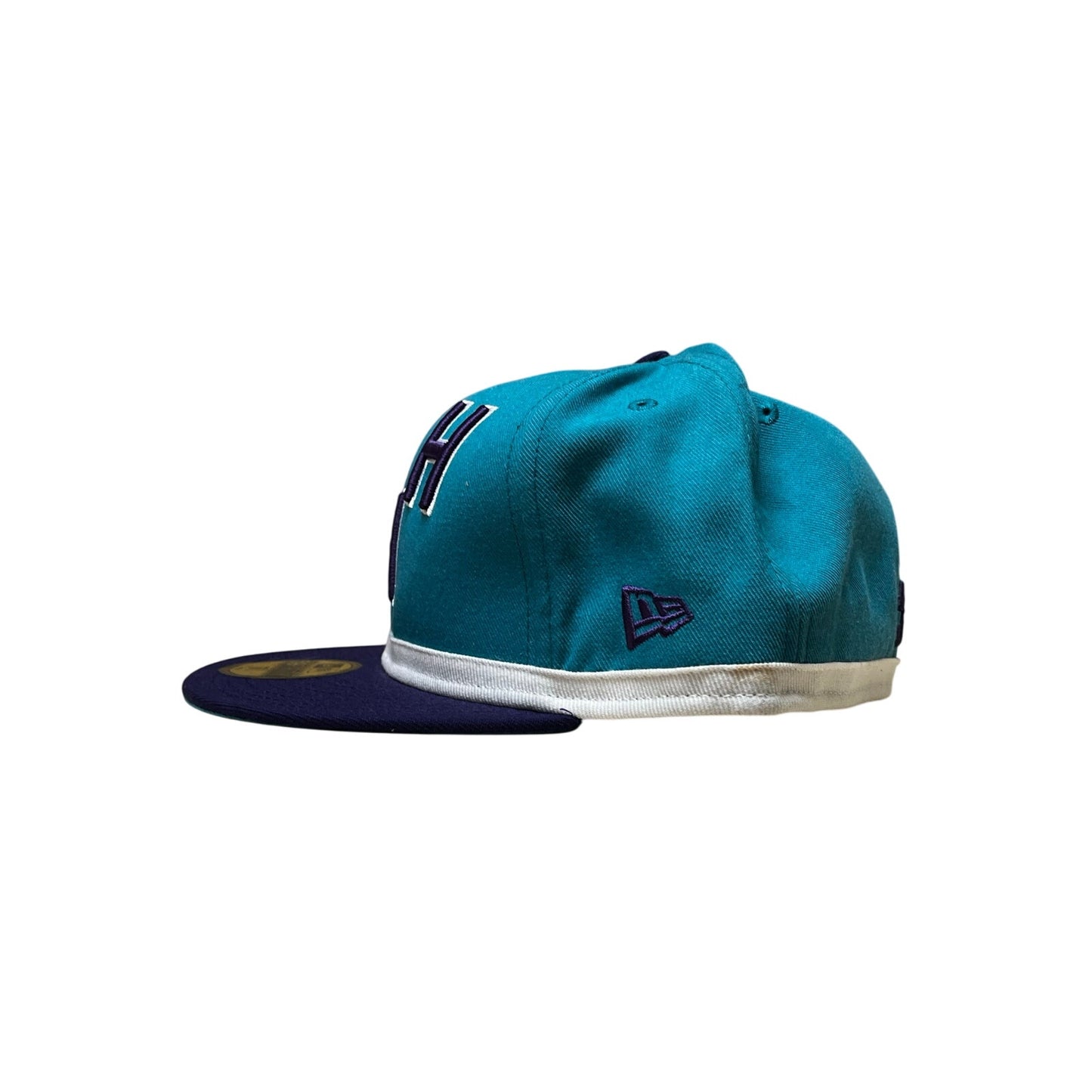 HHH Green & Purple New Era Hat Size 7 7/8