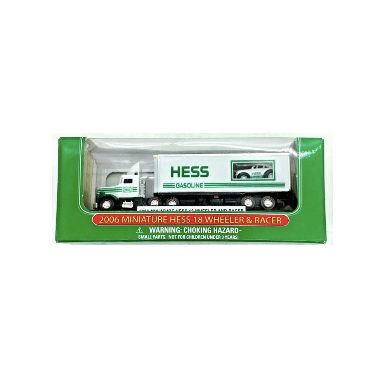 NEW Hess Mini 18 Wheeler & Racer- 2006 BNIB HTF