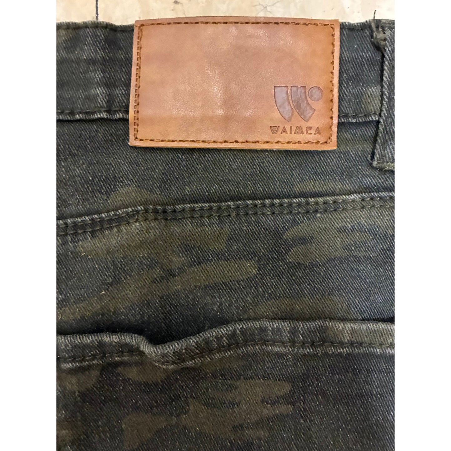 Waimea Men’s Skinny Fit Army Green Jean’s Size 36X32