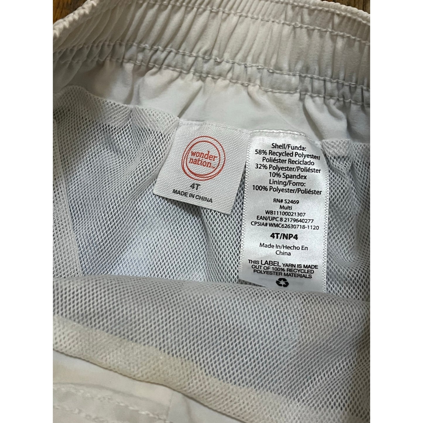 Wonder Nation Kids Swim Shorts Size 4 T