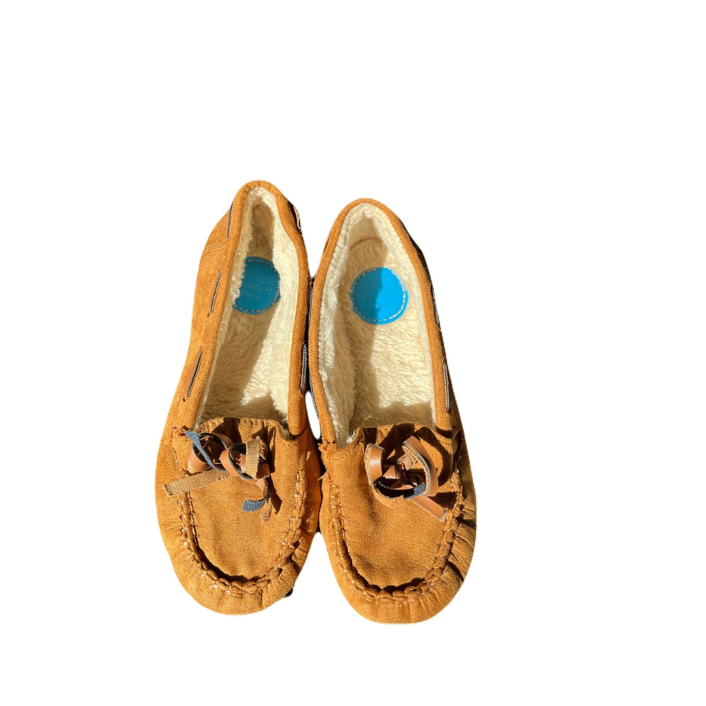 Kids Tan Shoes For Girls In Good Condition Size 11