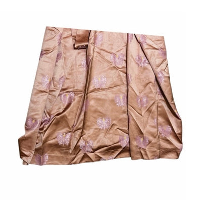 Chinese 65” Satin Peach Dress Size 2XL