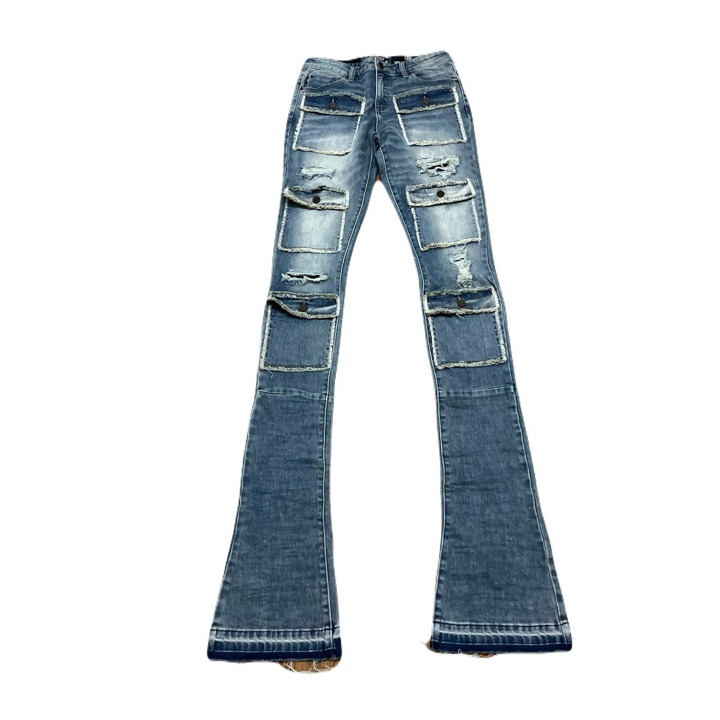 Doctrine Denim Blue Men’s Superstack Men’s Jean’s Size 32