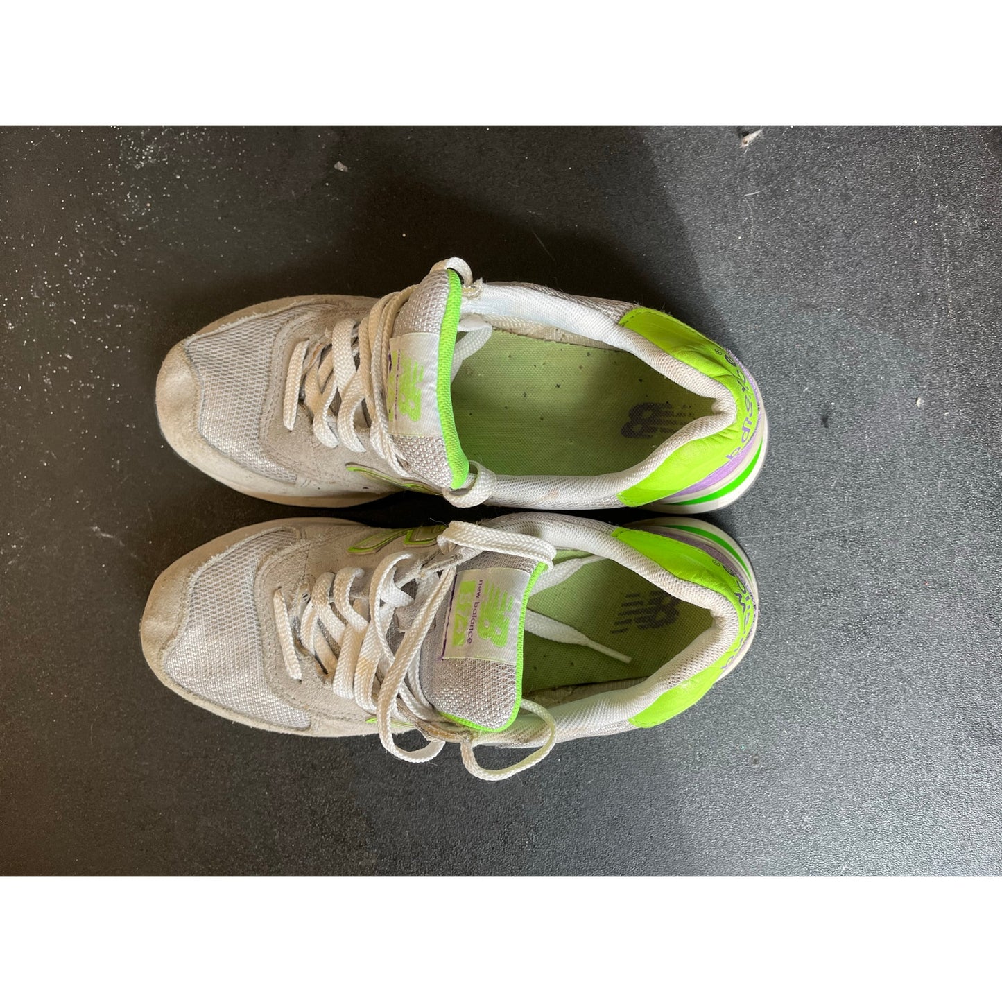 New Balance Women’s Sneakers Size 9 Neon Green and Gray