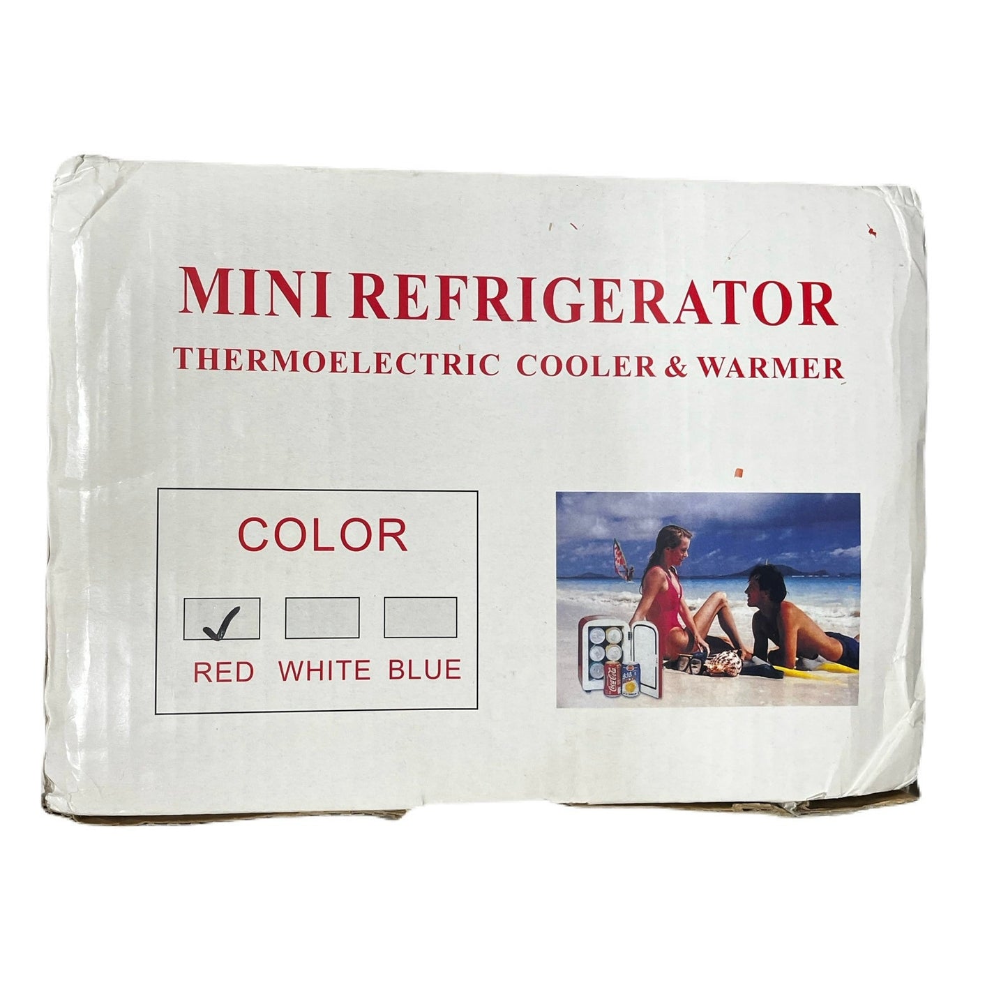 Mini Refrigerator Thermoelectric Cooler & Warmer Red