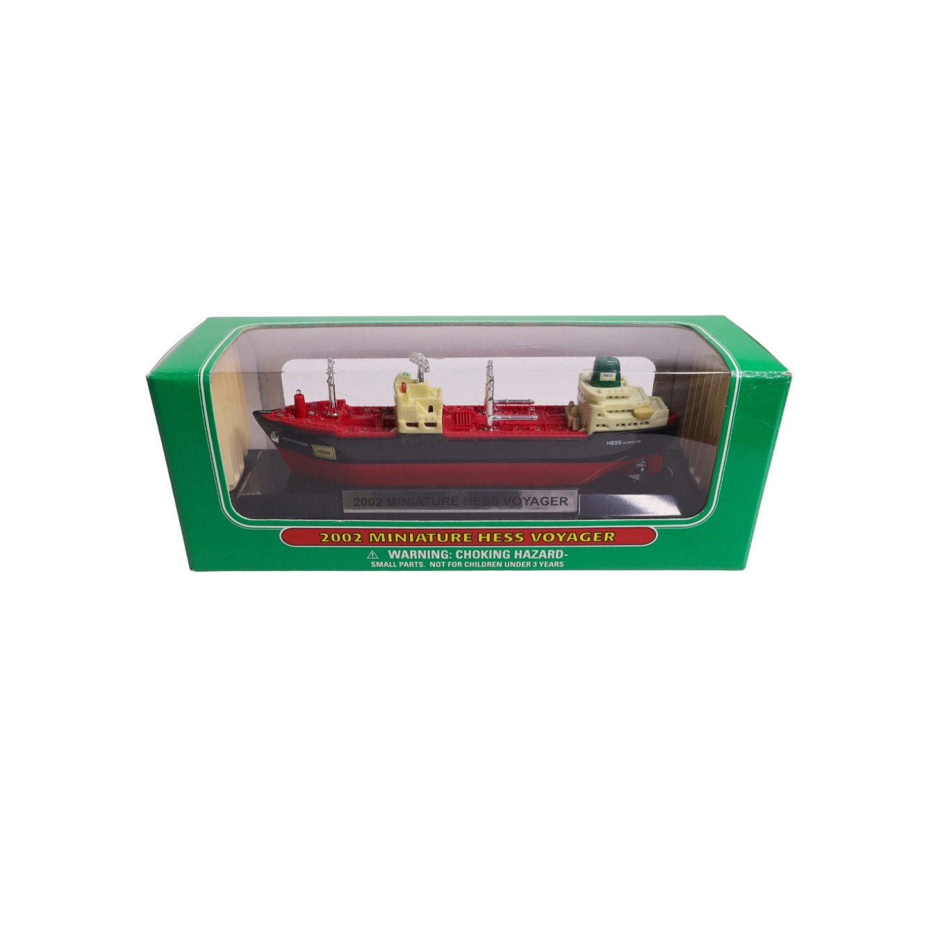 2002 Miniature Hess Voyager Ship In Box With Lights New