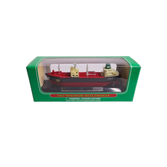 2002 Miniature Hess Voyager Ship In Box With Lights New