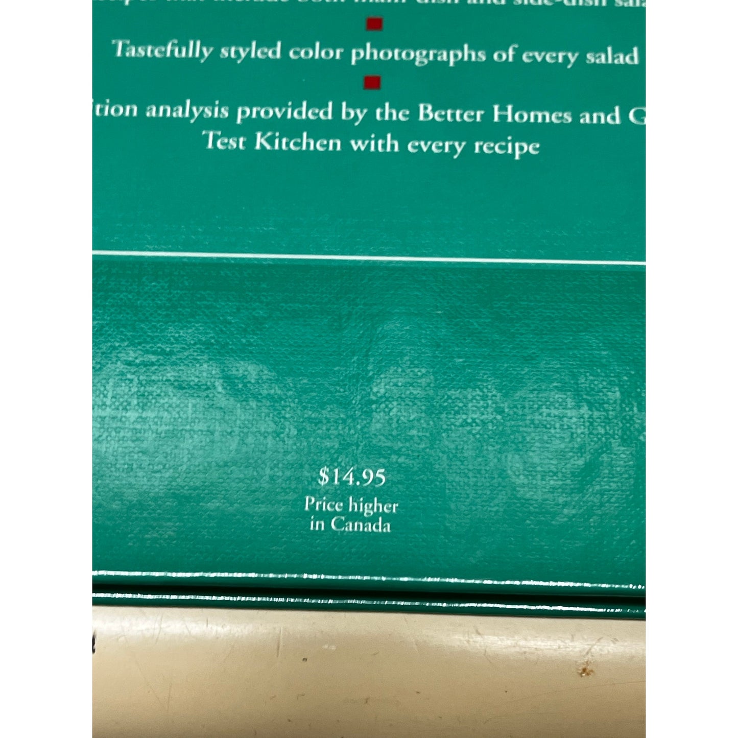 Salads Cooking For Today Better Homes And Gardens HardCover Book