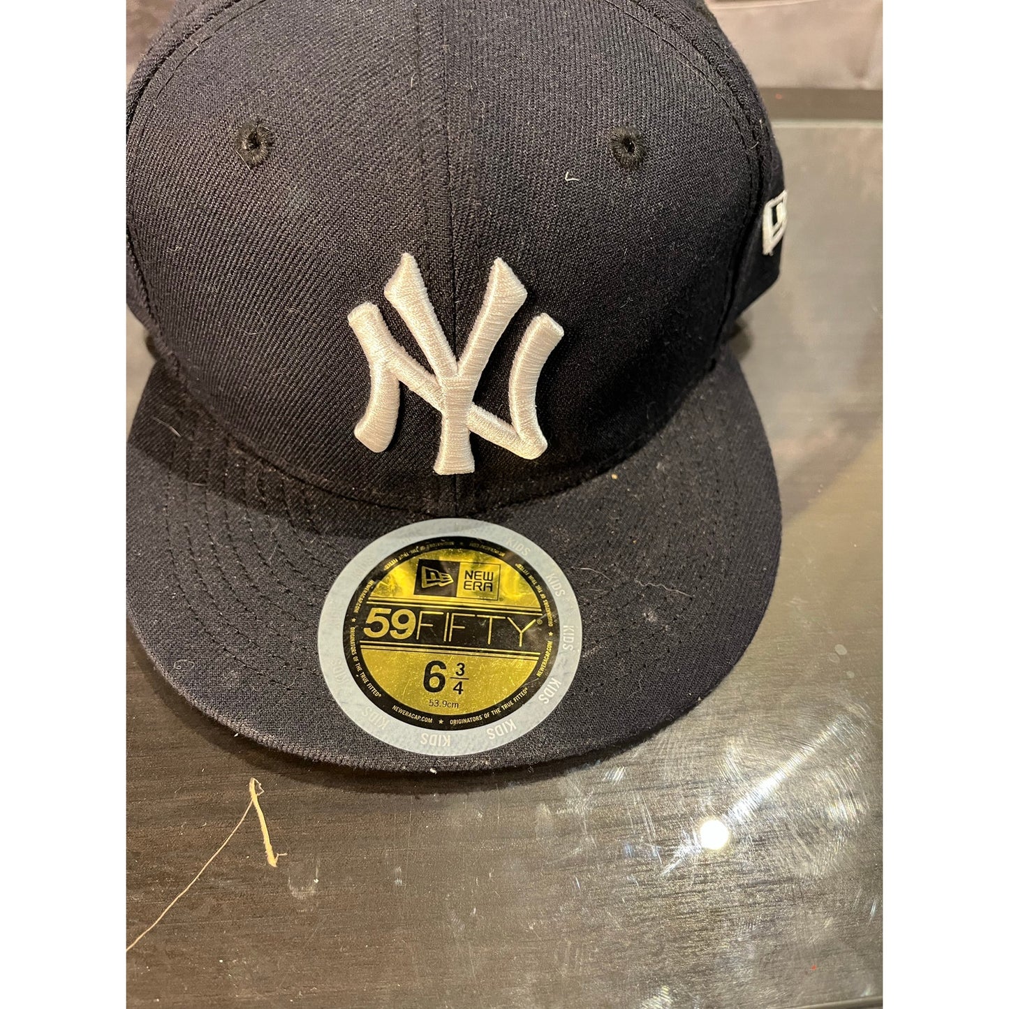 Kids New Era Hat Size 6 3/4 Navy Yankee