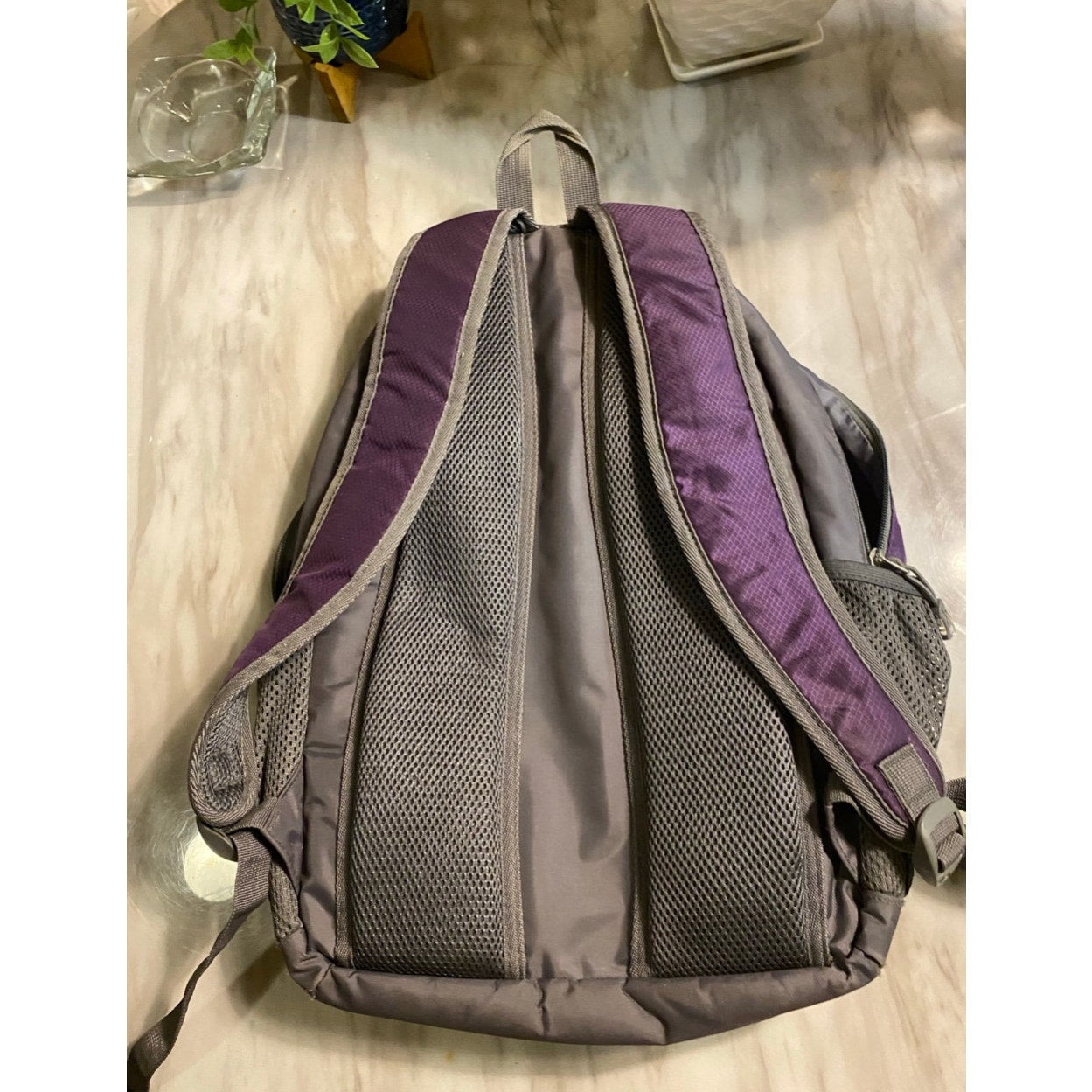 Men’s Backpack Purple & Gray