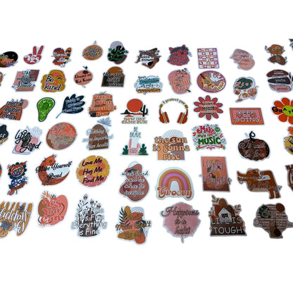 110 inspirational Words Stickers New