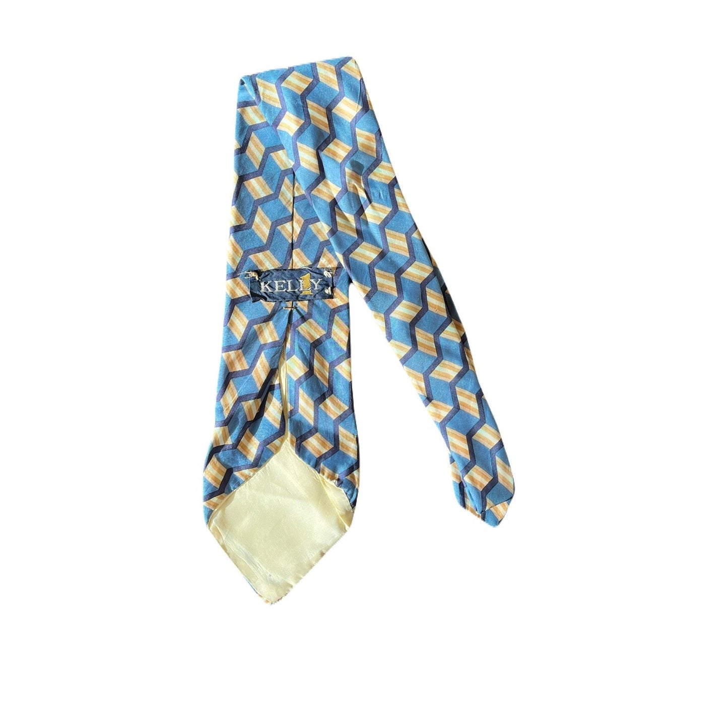 Kelly Men’s Blue & Yellow Tie