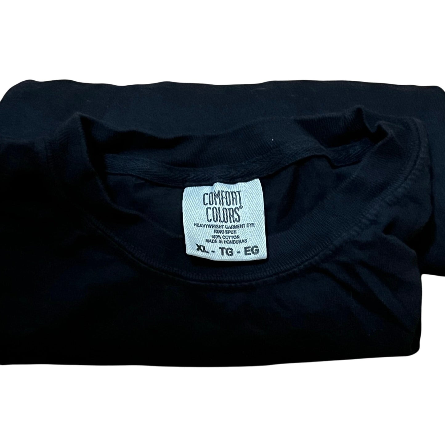 Comfort Colors Plain Black Men’s T-Shirt Size X-Large