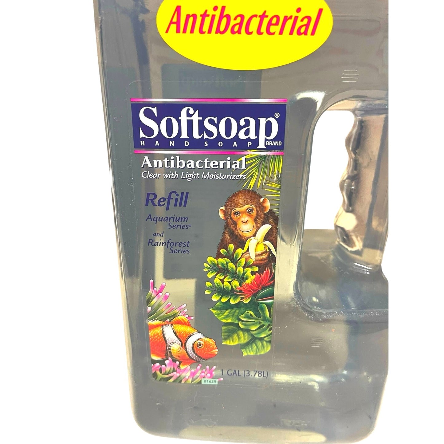 Antibacterial Softsoap Refill Aquarium Series and rainforest series 1 Gallon