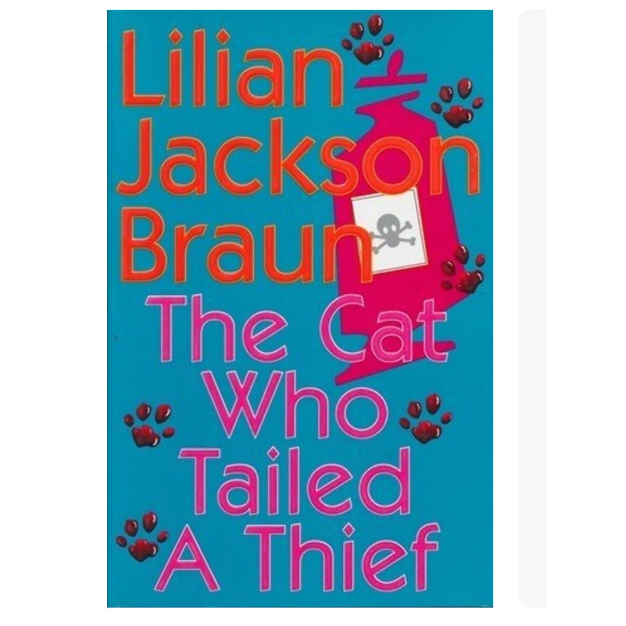 The Cat Who Tailed a Thief Lilian Jackson Braun HardCover Book