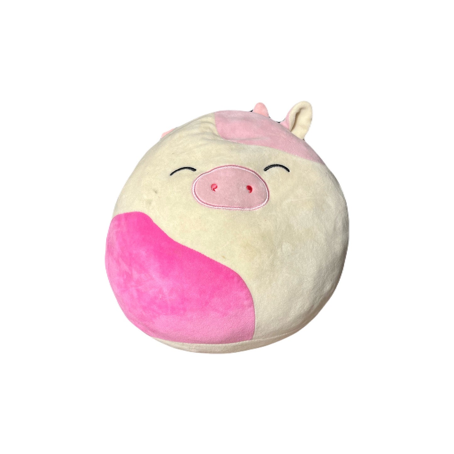 Squishmallows 10” X 10”  Caedyn the Pink Cow Stuff Animal Toy