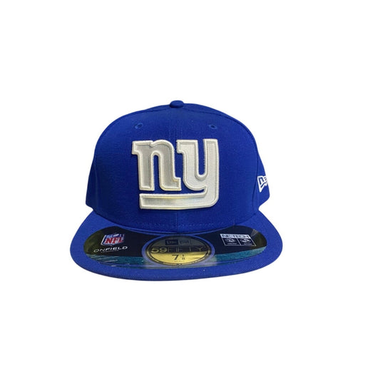 New Era Hat Size 7 1/8 Royal & White NY