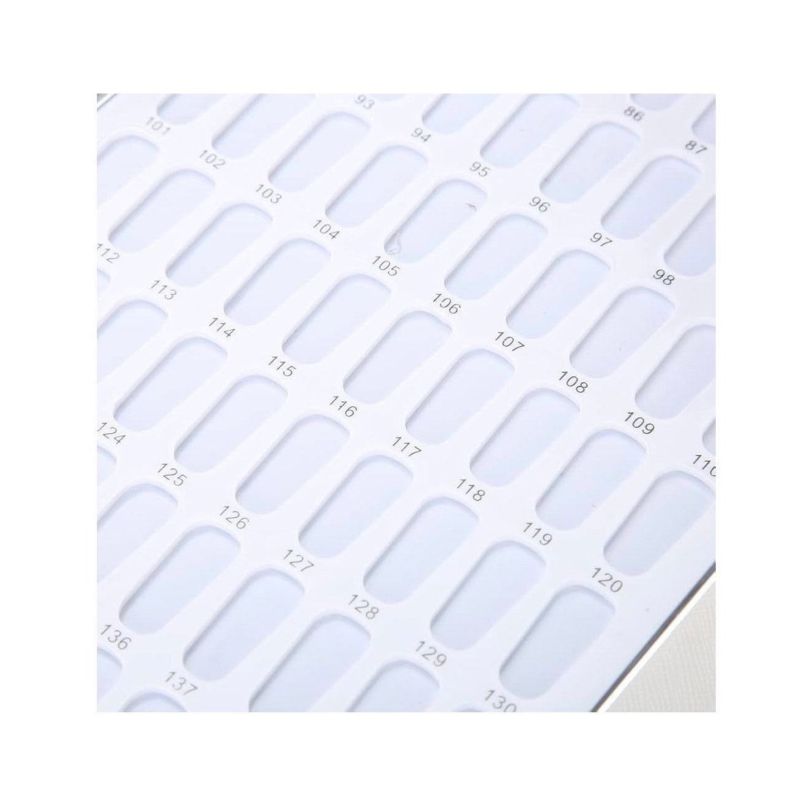 160 Nail Color Chart Display Book, Nail Gel Color Card Display Chart Book, Multi Purpose Nail Salon Tool, Nail Art Showing Shelf, No Need Pasting, No Need Glue(White)
