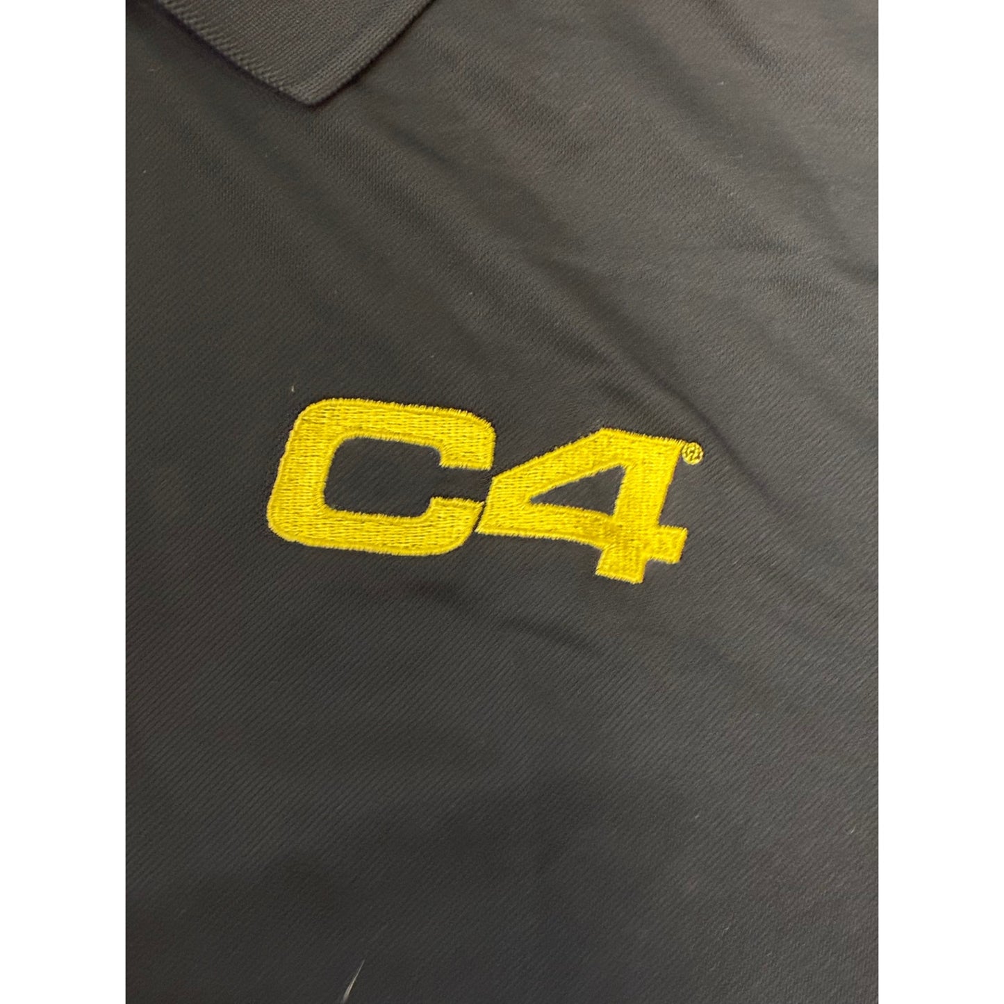 Sport-Tek C4 Men’s Collar Black Shirt Size Large