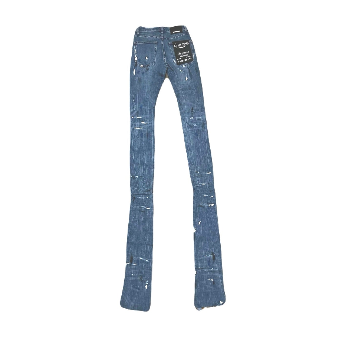 Si Tu Veux Marc Jean Indigo Wash Size 30