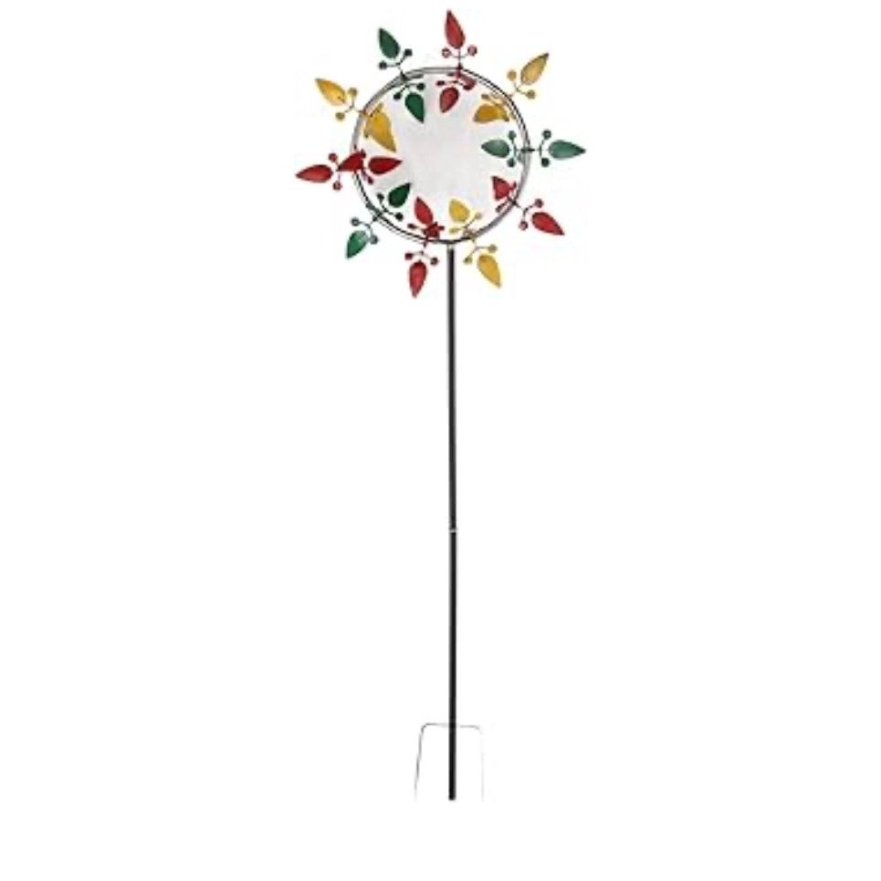 Modern Stainless Steel Wind Spinner Decoration, Stable Windmill for Garden