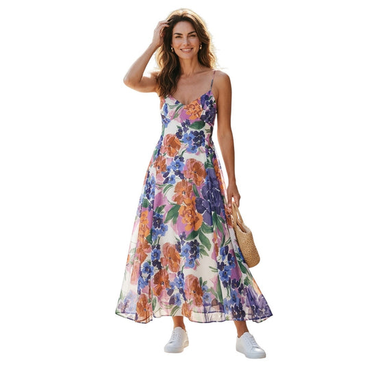 Promesa Spring Is At My Door Dress Multi Color Size Small