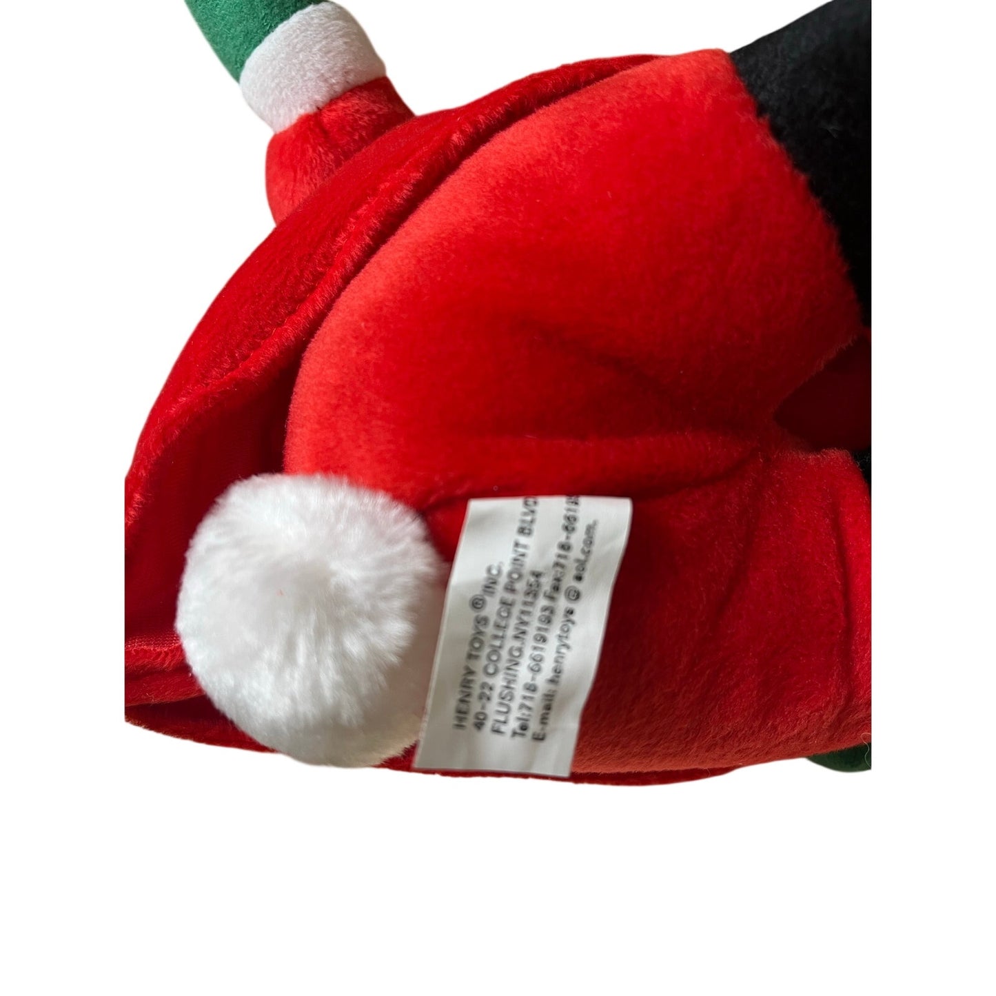 Santa terry Bear 8” Stuff animal