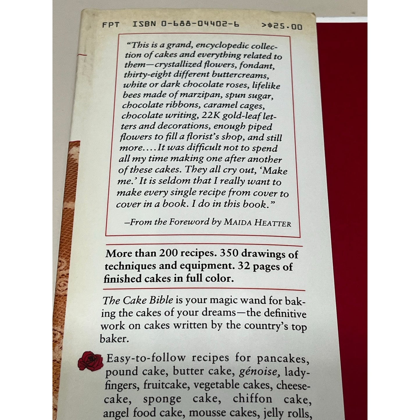 The Cake Bible by Rose Levy Beranbaum