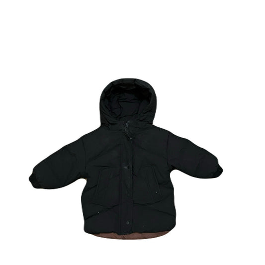 Black Zara Kids Coat unisex Size 3-4