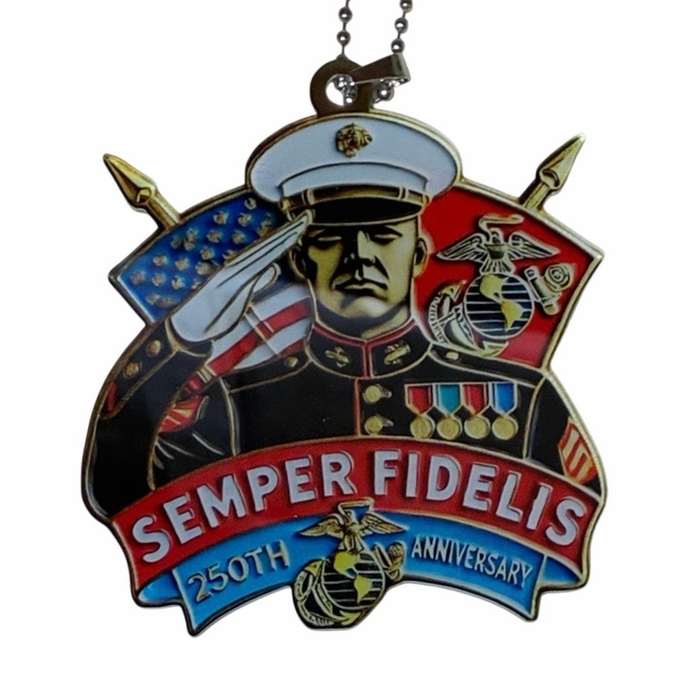 Semper Fidelis 250Th Anniversary
Keychain 3” X 3”