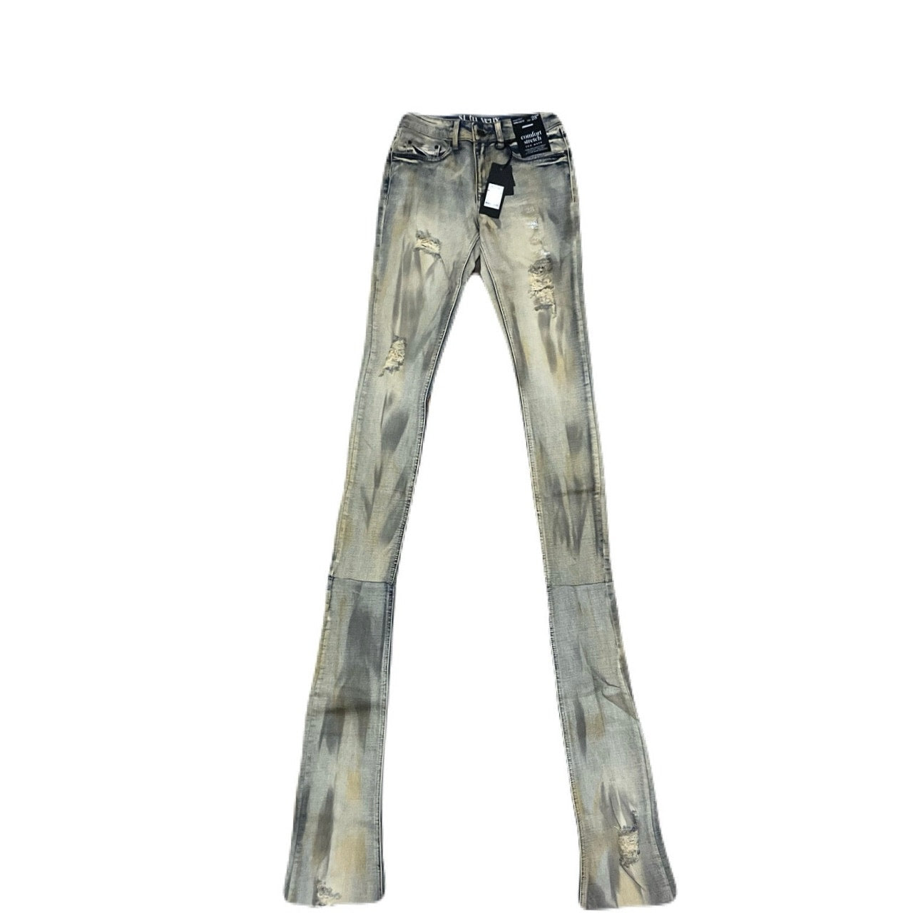 Si Tu Veux Brandon Jean’s Matte Gold Size 36 New