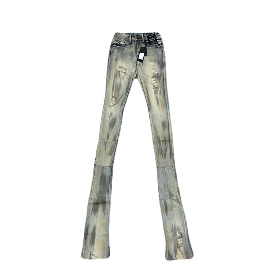 Si Tu Veux Brandon Jean’s Matte Gold Size 36 New