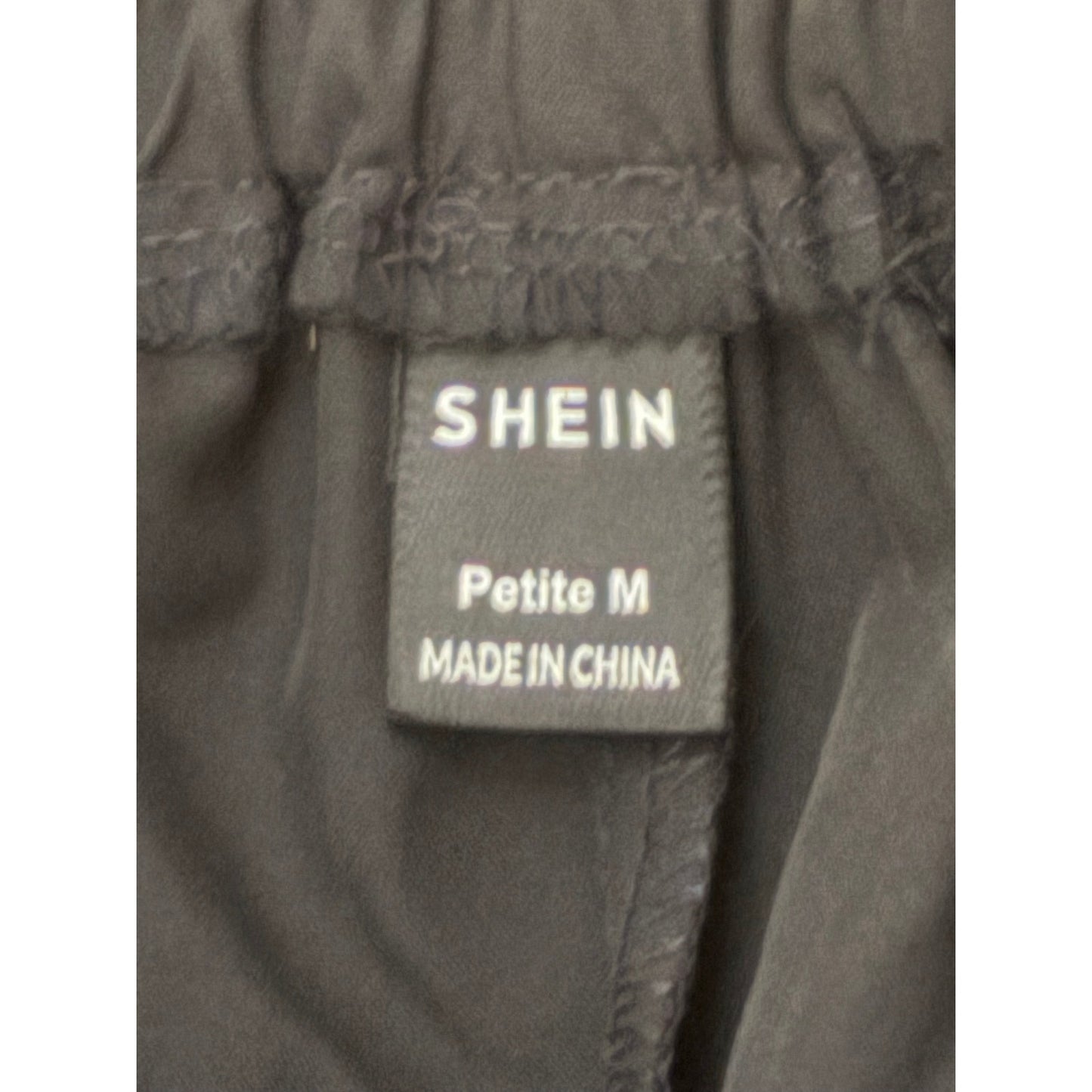 SHEIN Black Women’s Pants With 2 White Stripes Going Down The Side Size Petite M