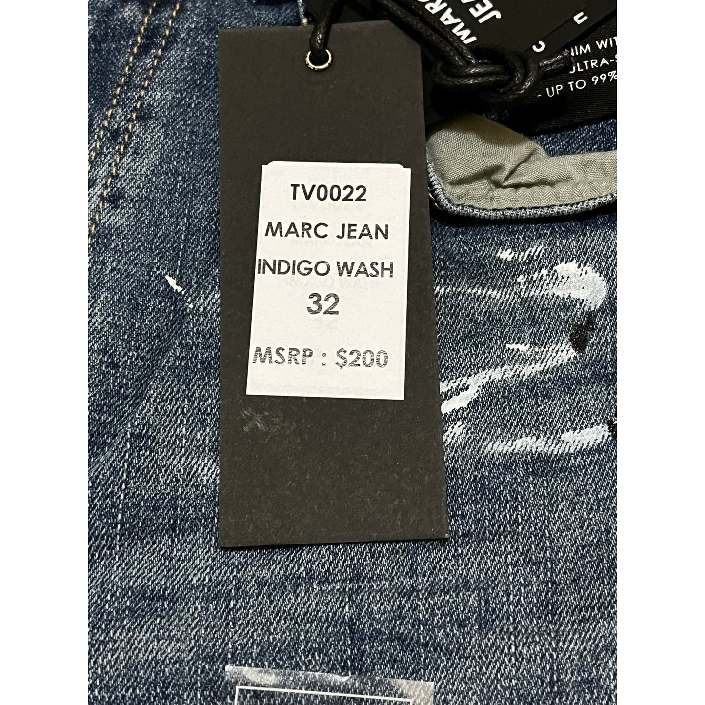 Si Tu Veux Marc Jean’s Indigo Wash Size 32 Men’s Superstack