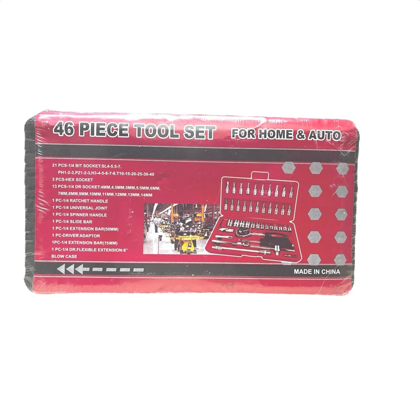 46 piece 1/4 Tool Set