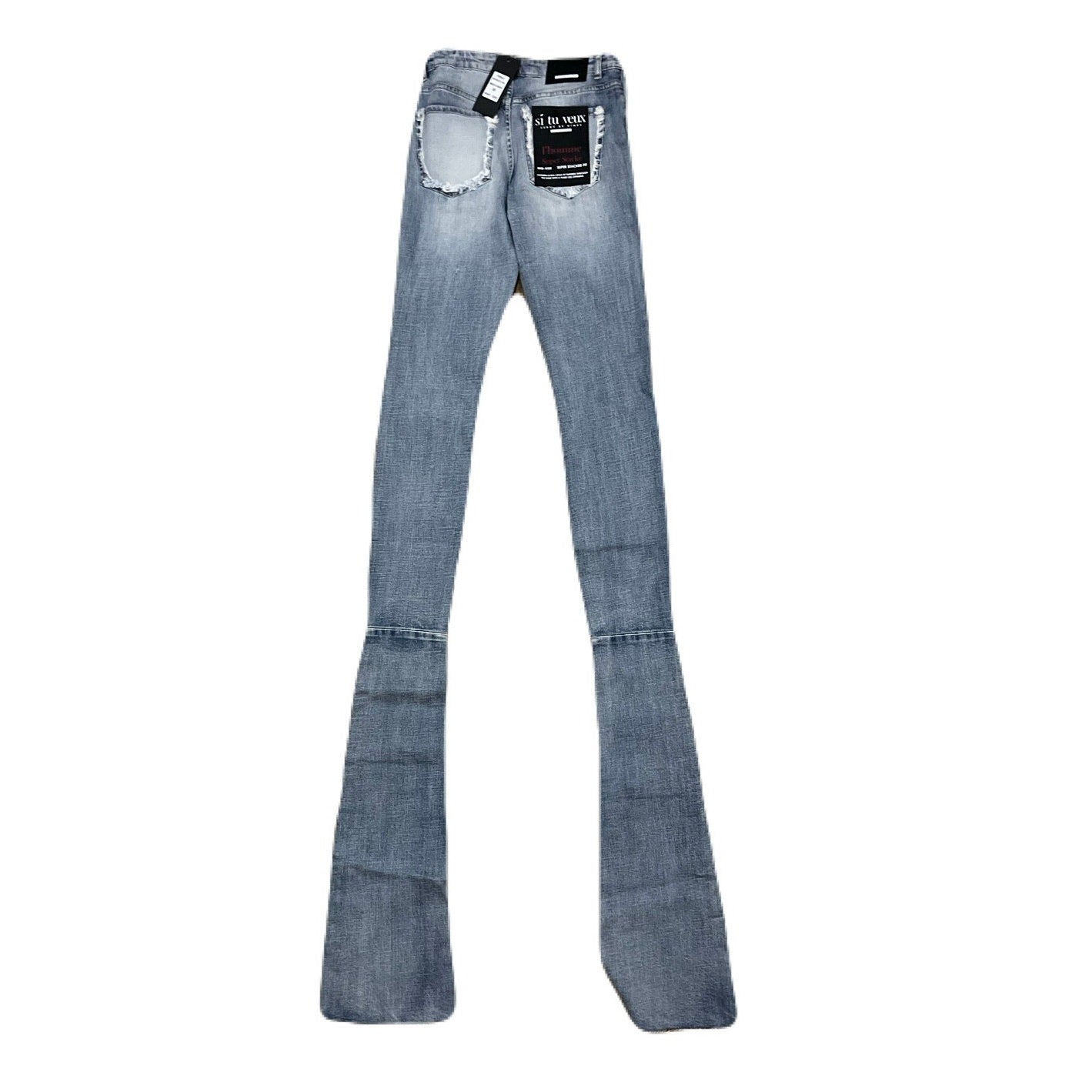 Si Tu Veux Brutini’23 Jeans Indigo Wash Mens Superstack Size 38