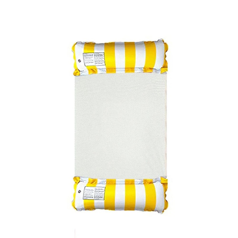 Inflatable Floating Bed Striped Floating Row Water Recreation Inflatable Lounge