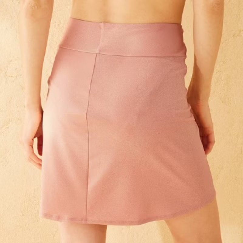 Women's Sparkle Twist Skirt Cover Up - Shade & Shore PinkX Small