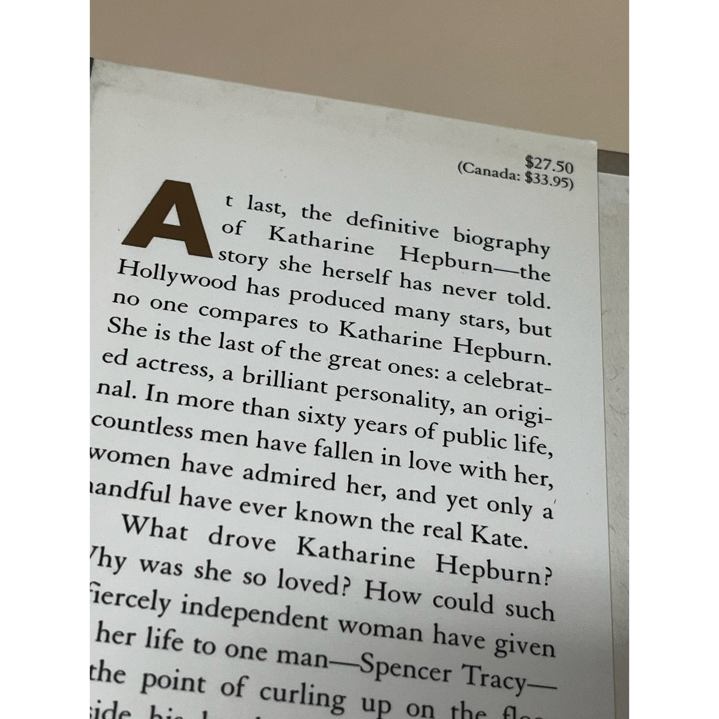 Barbara Leaming
Katharine Hepburn