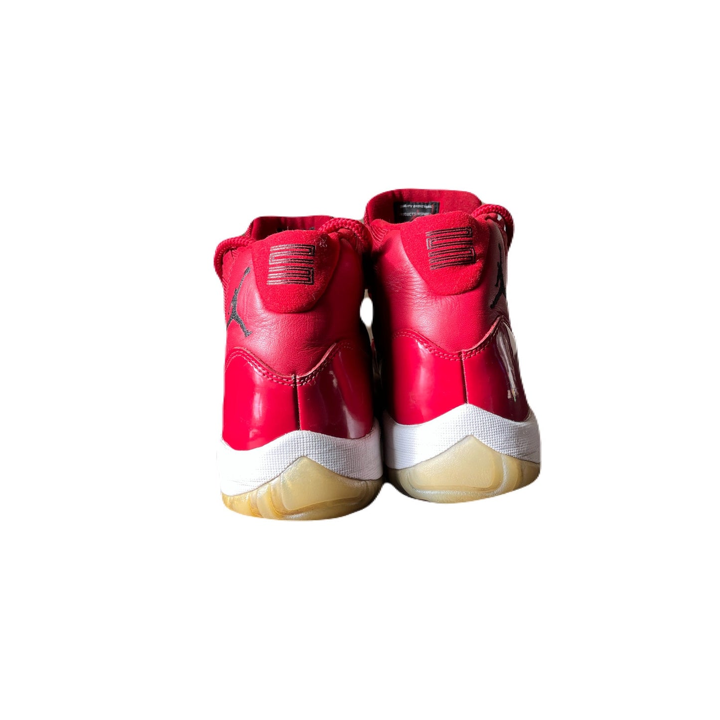 JORDAN 11 RETRO HIGH WIN LIKE '96 RED SNEAKERS (SIZE 12) Jordan Retro High Win Like ‘96 Red Sneakers Size 10