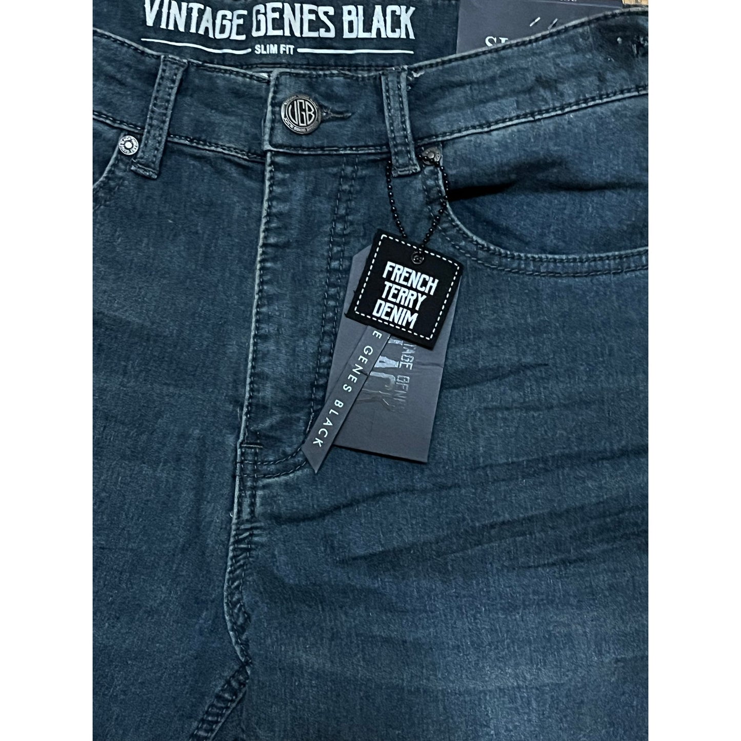 Vintage Genes Black Men’s Blue Jeans Size 32W X 30L