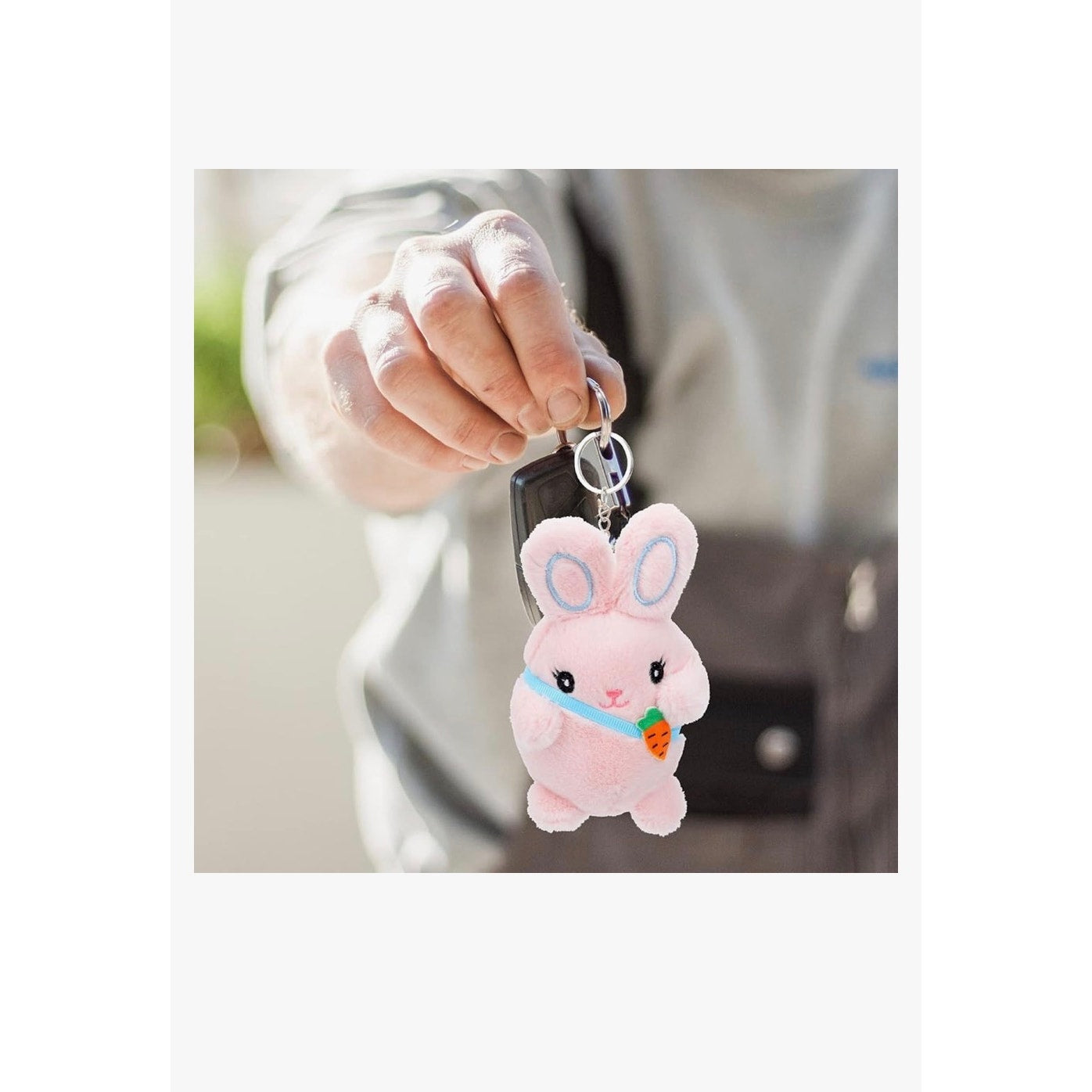 Easter Bunny Doll Keychain Easter Rabbit Pendant Soft Cute Rabbit Keychain